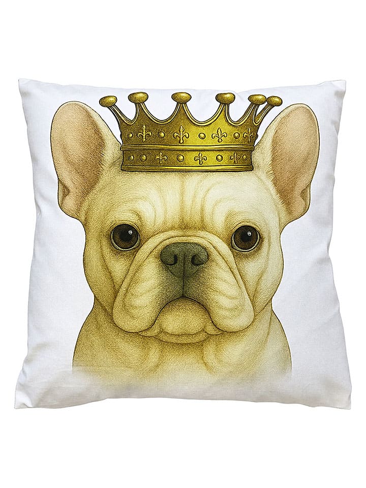 Kussen wit/beige - (L)45 x (B)45 cm