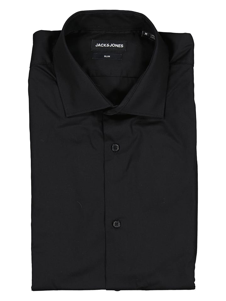 Hemd - Slim fit - in Schwarz