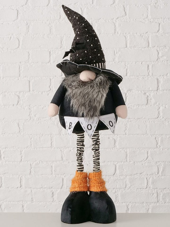 Dekofigur "Gonzalo" in Schwarz/ Grau - (H)82 cm