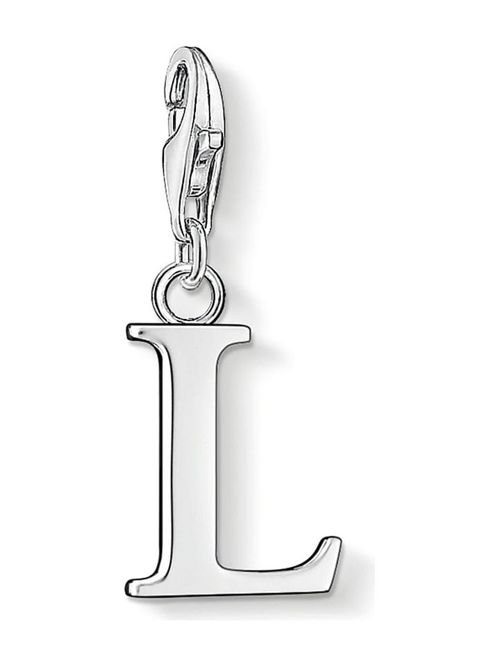 Srebrna zawieszka "L"
