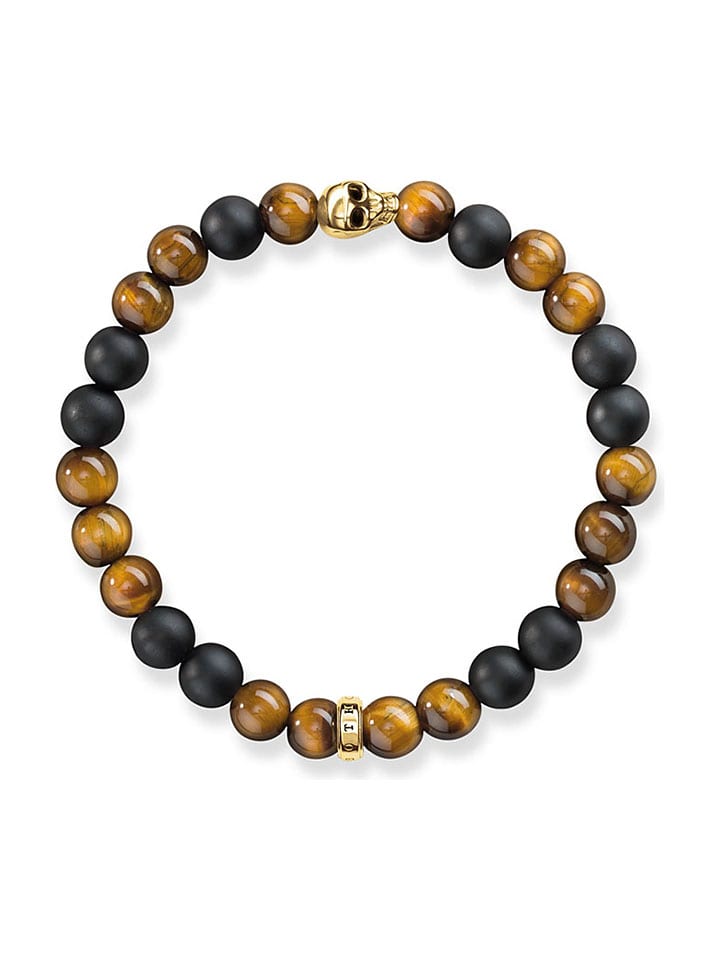 Vergold. Armband mit Edelsteinen