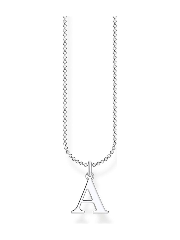 Silber-Halskette mit Anhänger - (L)45 cm