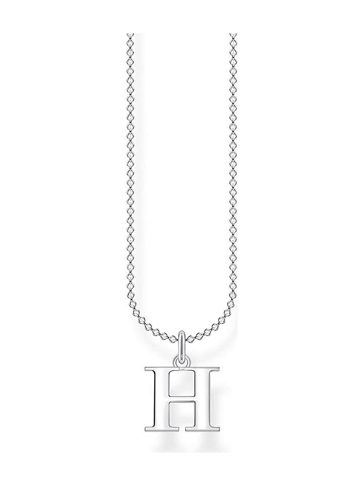 Silber-Halskette mit Anhänger - (L)45 cm