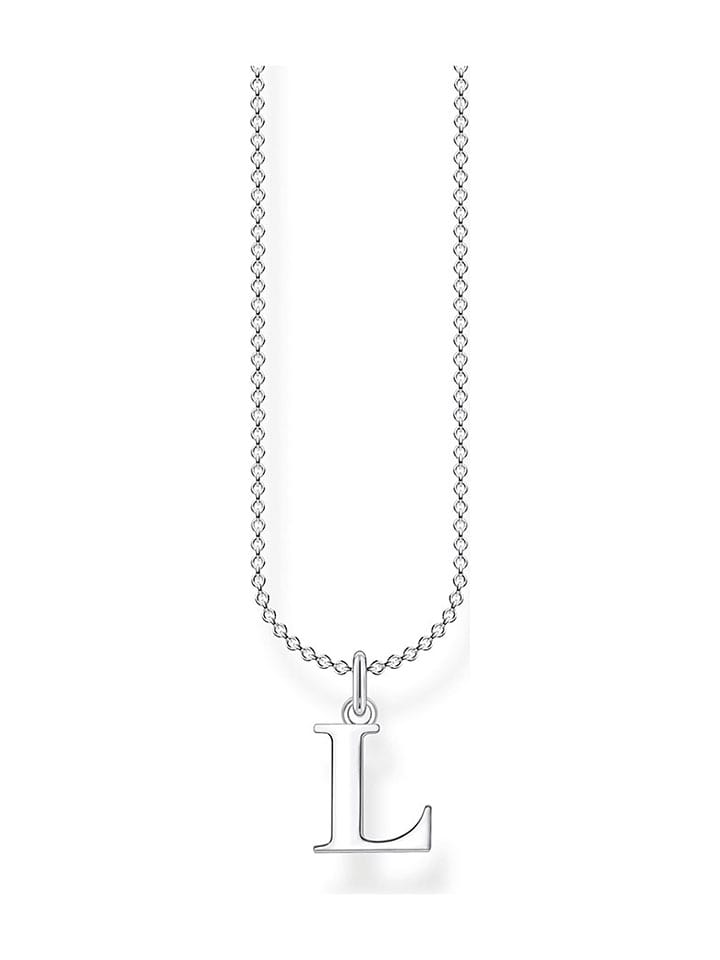 Silber-Halskette mit Anhänger - (L)45 cm