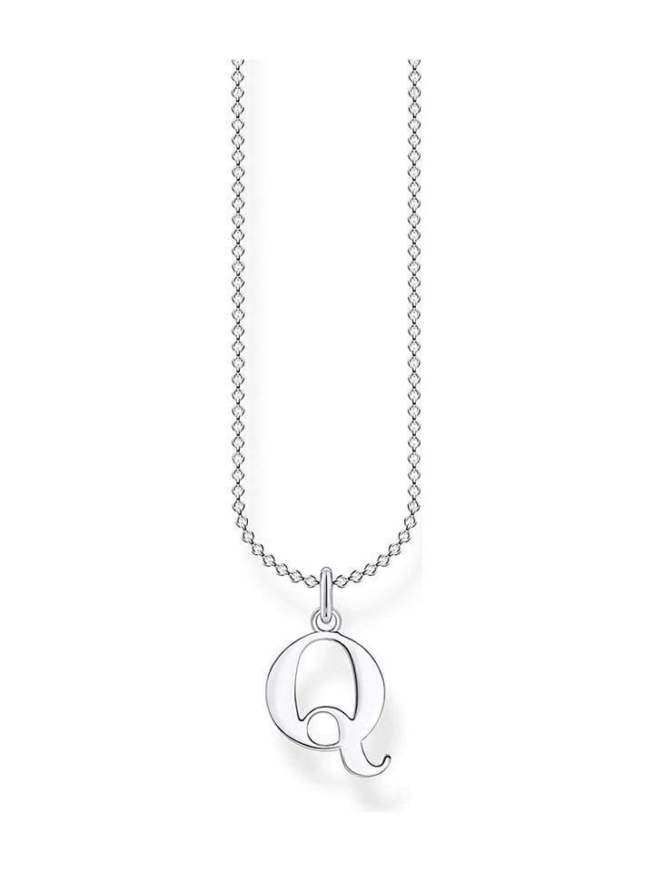 Silber-Halskette mit Anhänger - (L)45 cm