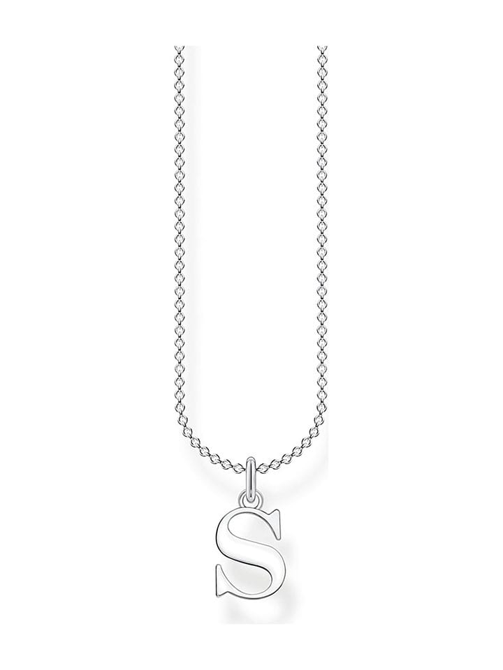 Silber-Halskette mit Anhänger - (L)45 cm
