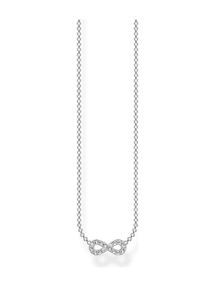 Silber-Halskette mit Schmuckelement - (L)45 cm