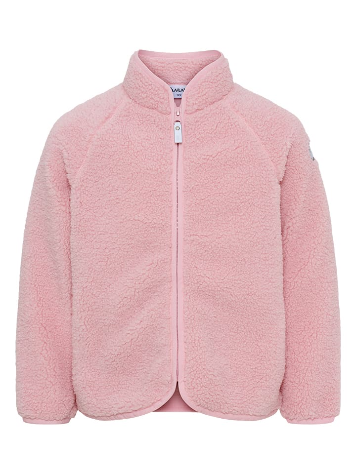 Fleece vest lichtroze