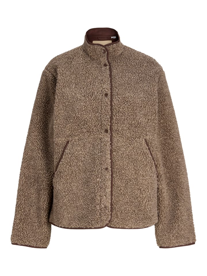 Teddyjacke "Vera" in Taupe