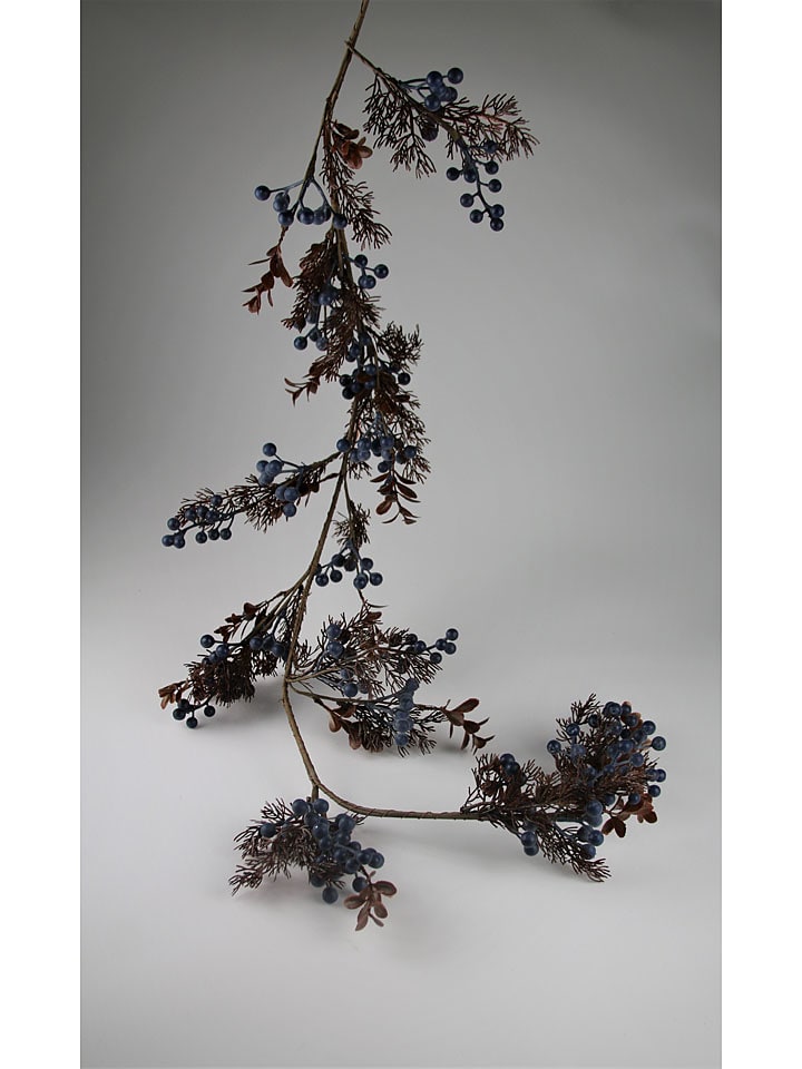 Girlanda "Berries" w kolorze niebieskim - dł. 135 cm
