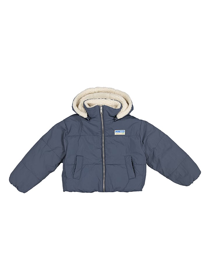 Wende-Steppjacke "Maria" in Blau/ Creme