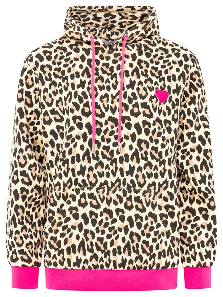 Hoodie "Leo Herzpatch" beige