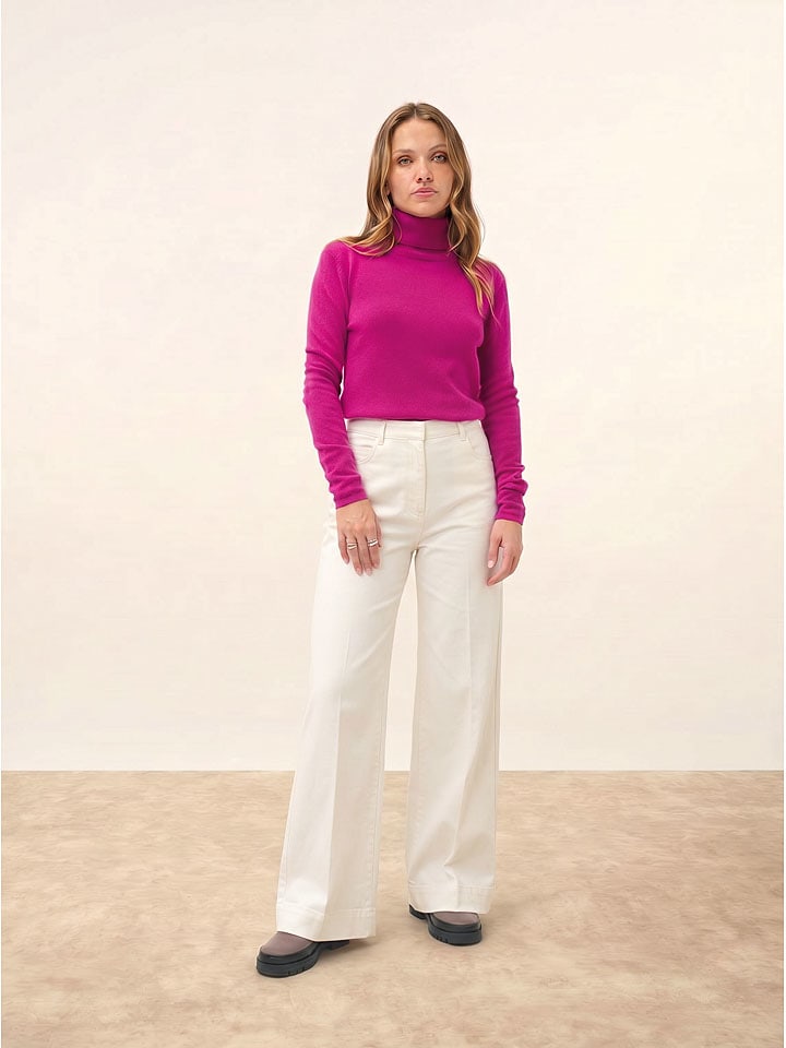 Kaschmir-Rollkragenpullover "Ava" in Lila