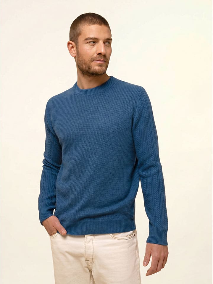 Kaschmir-Pullover "Lukka" in Blau