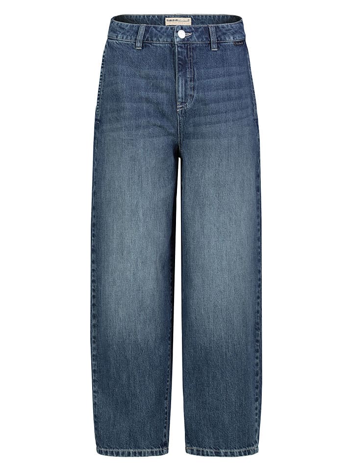 Jeans - Barrel fit - in Dunkelblau