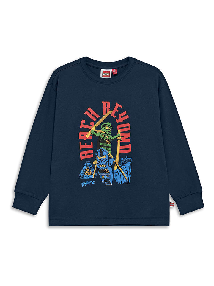 Longsleeve "Taj 608" in Dunkelblau