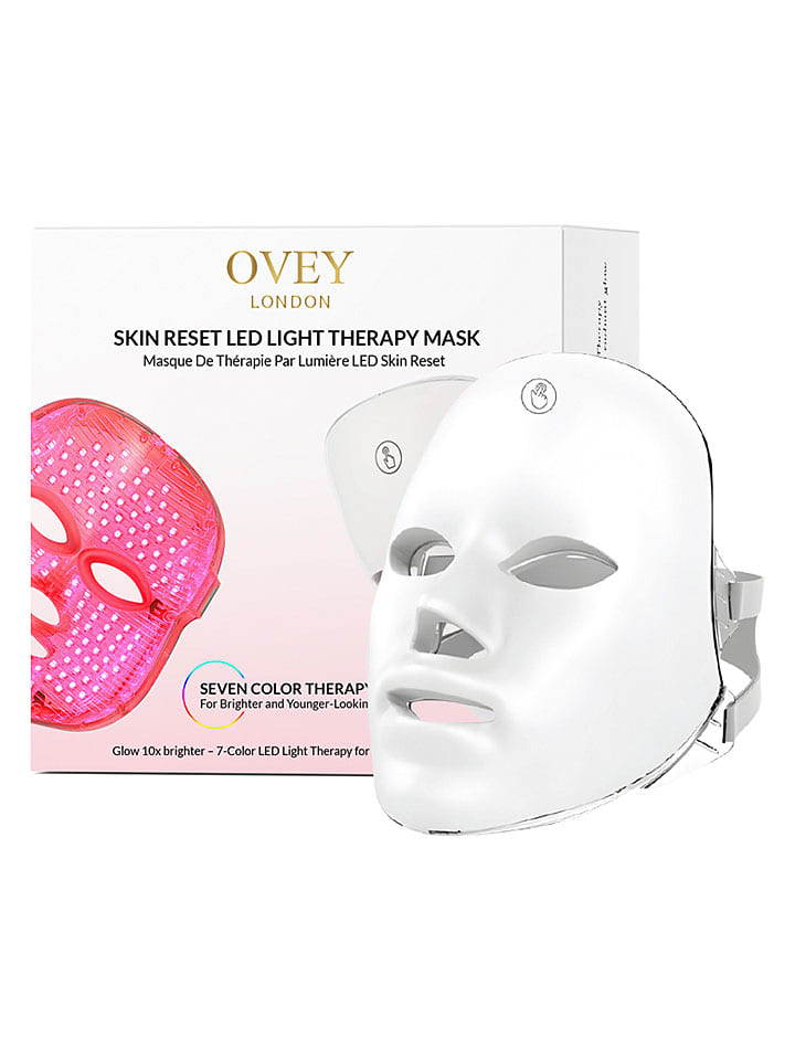 LED-Gesichtsmaske in Weiß