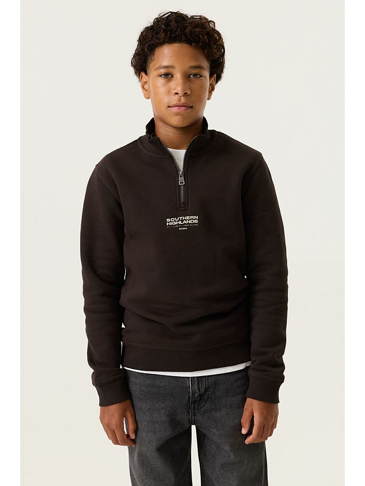 Sweatshirt in Schwarz