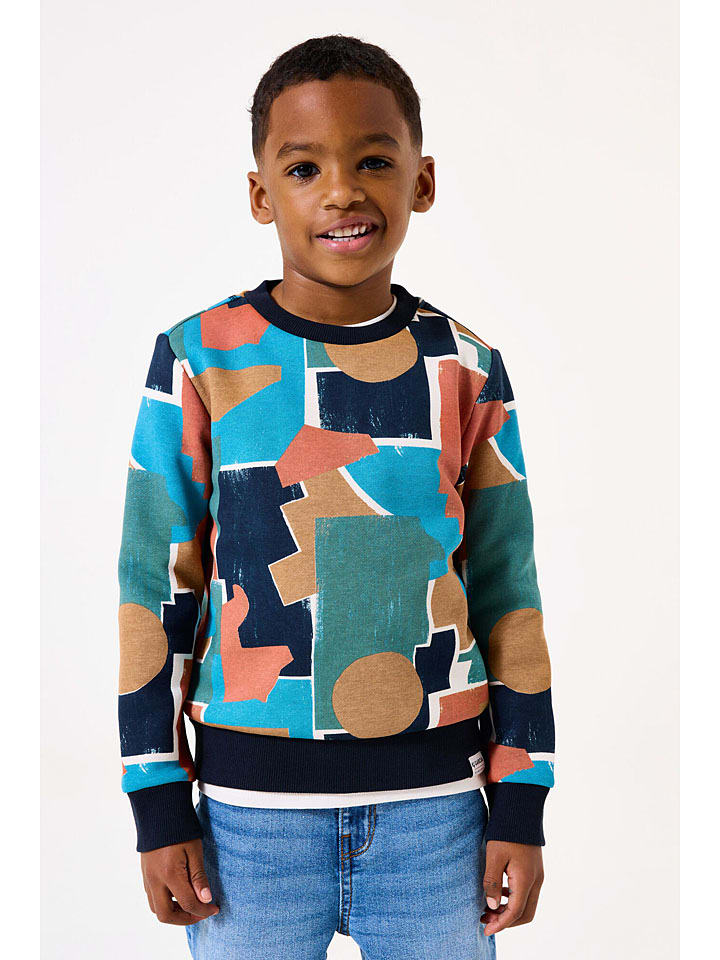 Sweatshirt meerkleurig