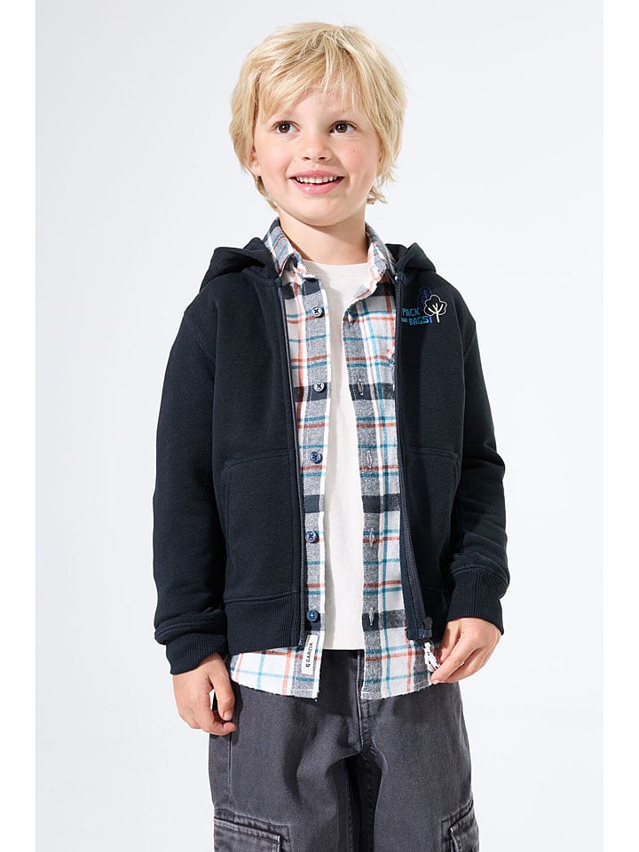 Sweatjacke in Schwarz
