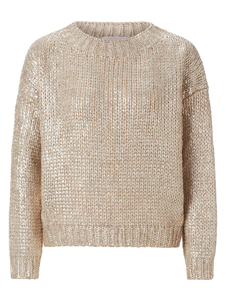 Sweter w kolorze beżowym