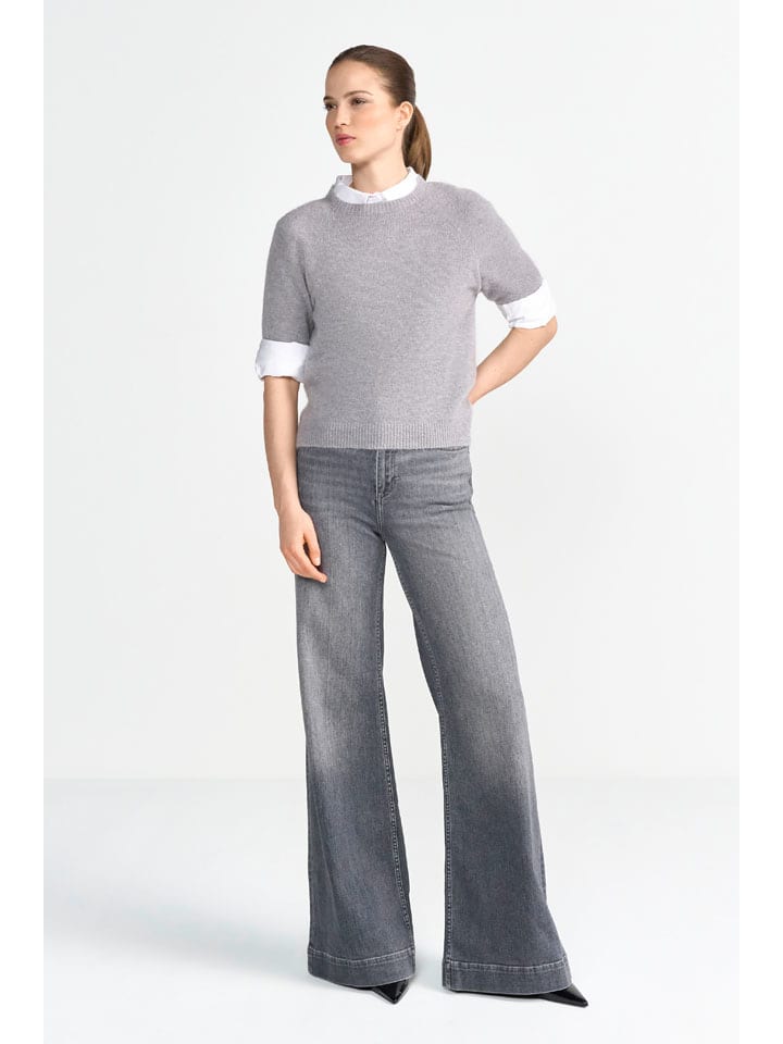 Jeans - Flared fit - in Grau
