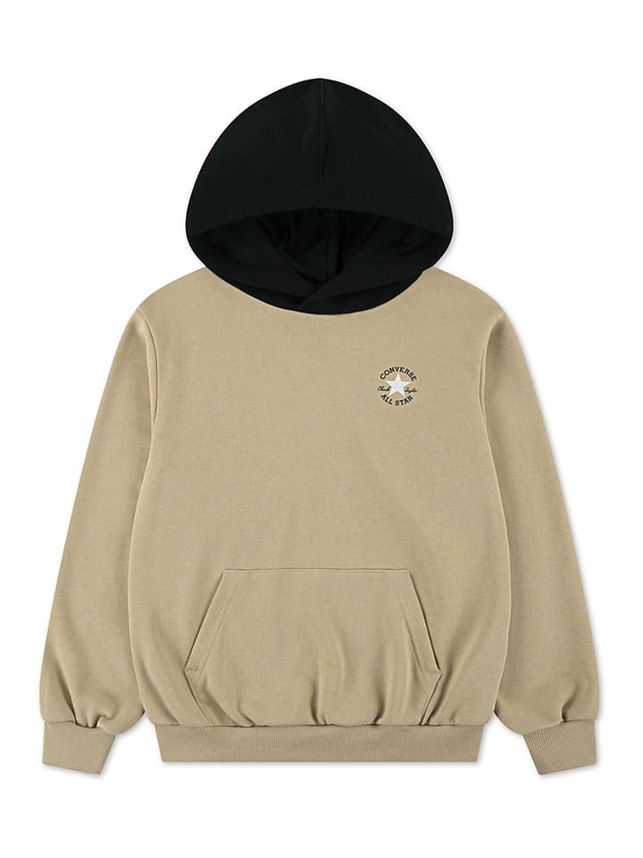 Bluza w kolorze beżowo-czarnym
