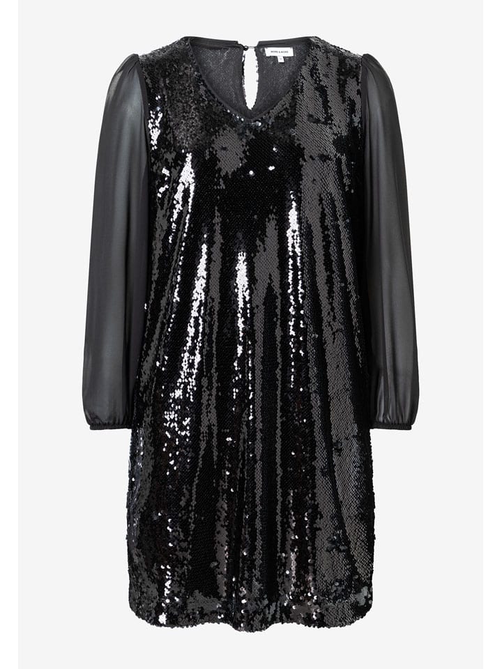 Paillettenkleid in Schwarz