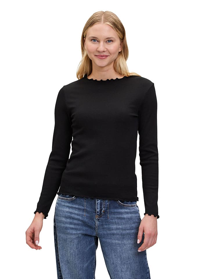 Longsleeve in Schwarz