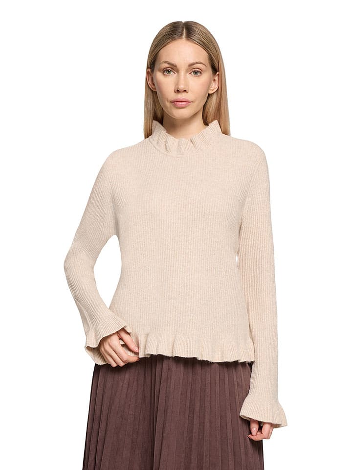 Sweter w kolorze beżowym