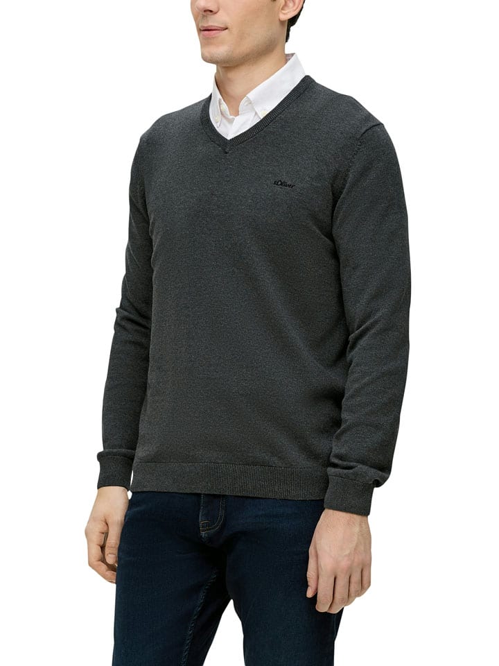 Sweter w kolorze antracytowym