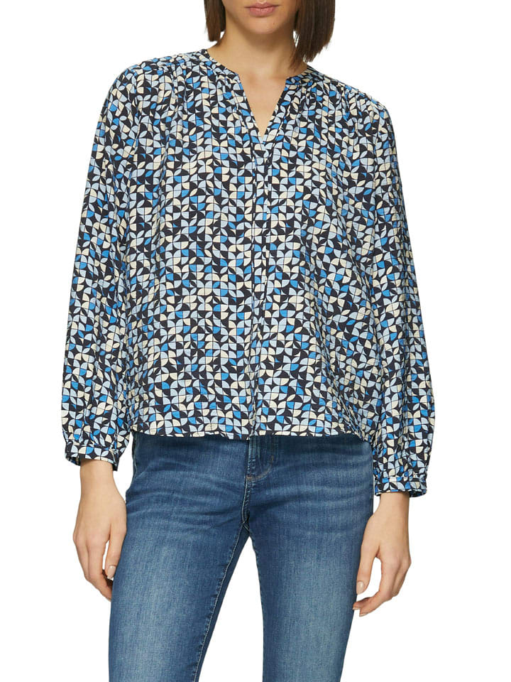 Bluse in Blau