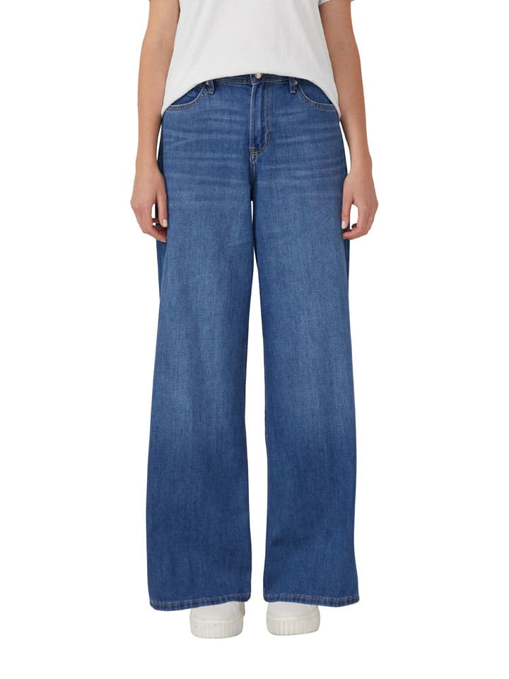 Jeans - Wide leg - in Blau