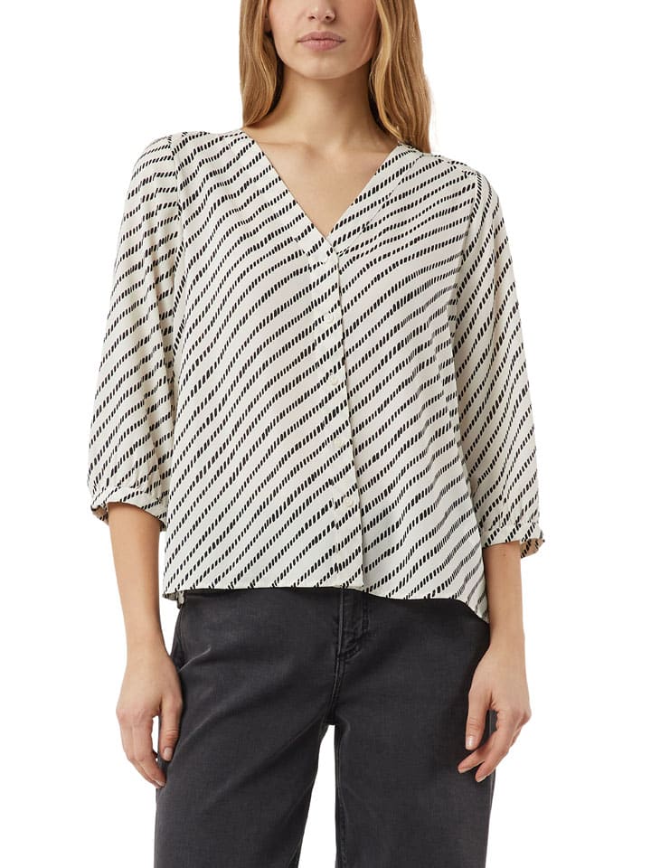Bluse in Creme