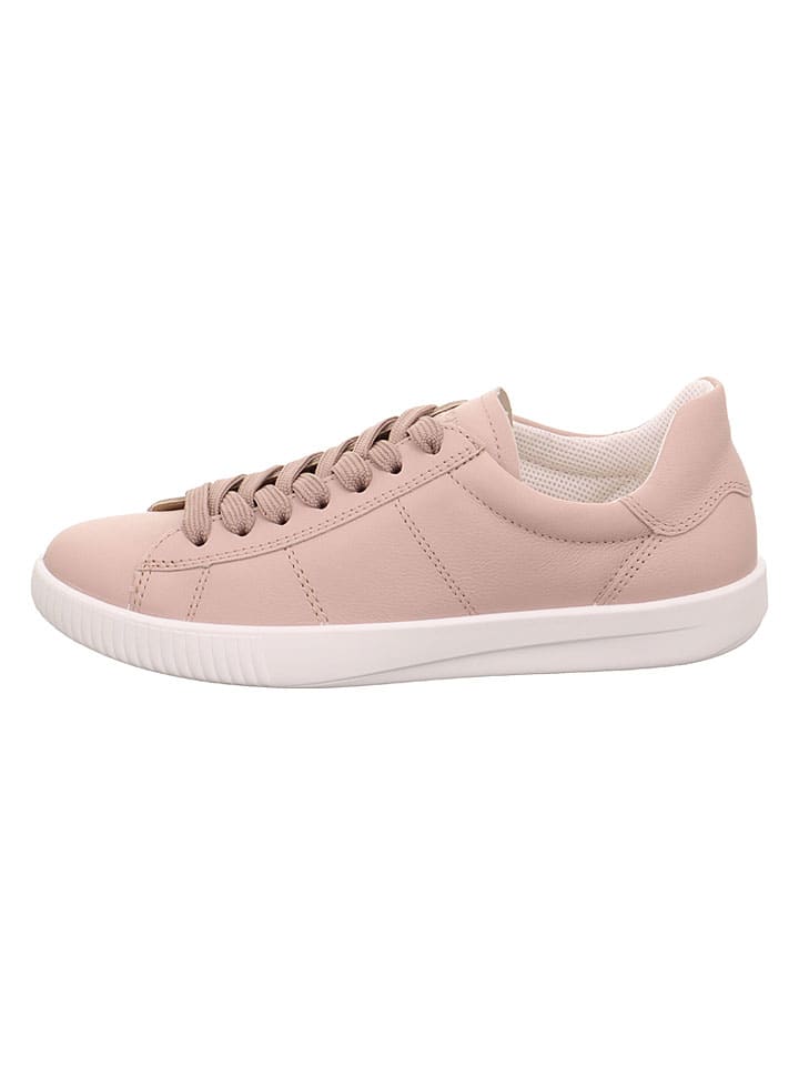 Leren sneakers "Silence" lichtroze