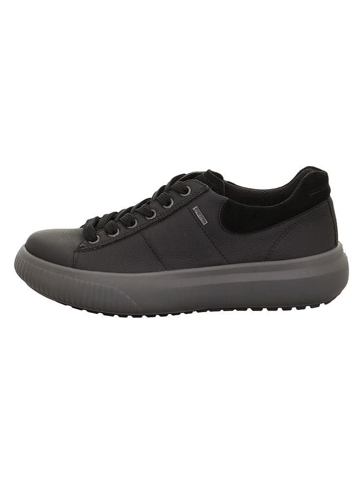 Leren sneakers "Jump" zwart