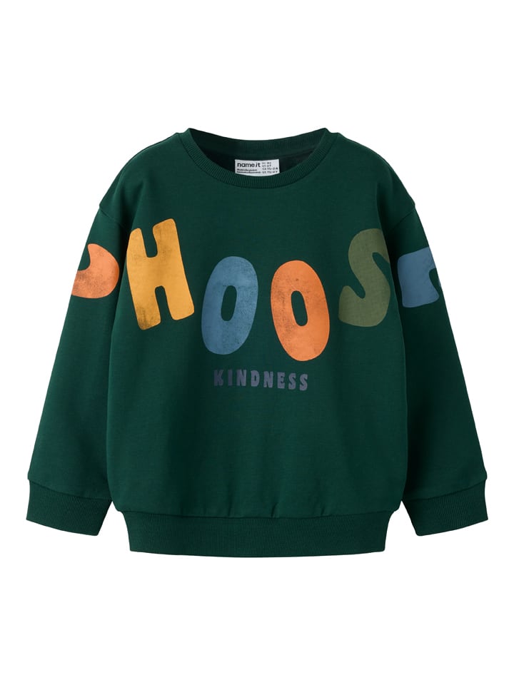 Sweatshirt "Plyn" in Grün