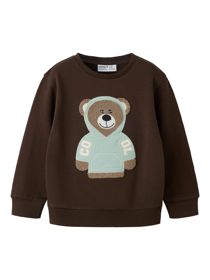 Sweatshirt "Sereno" in Braun
