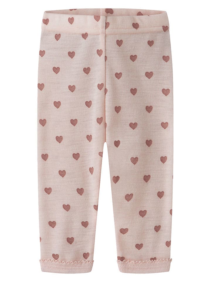 Wollleggings "Noel" in Rosa