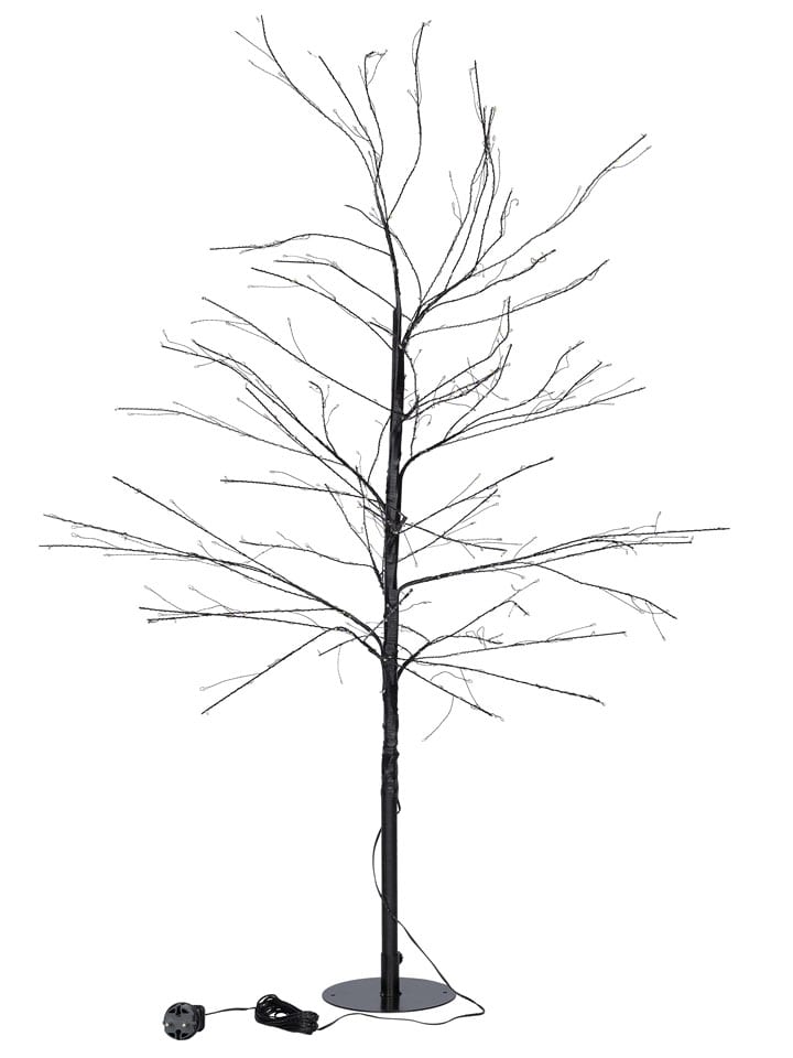 Lampa dekoracyjna LED w kolorze czarnym - wys. 120 cm