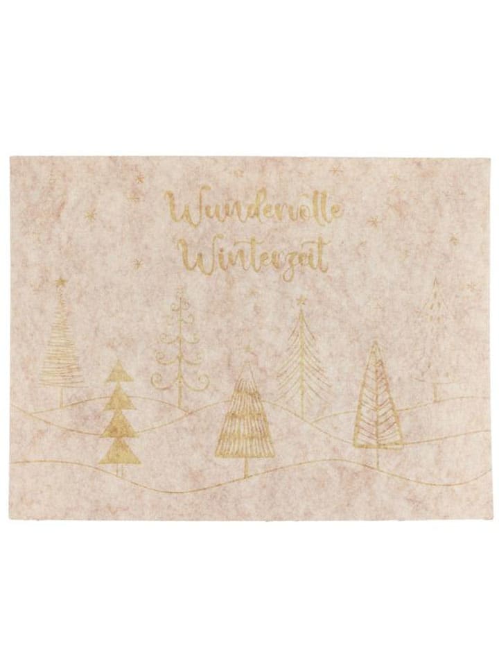 Tischset in Beige - (L)30 x (B)40 cm