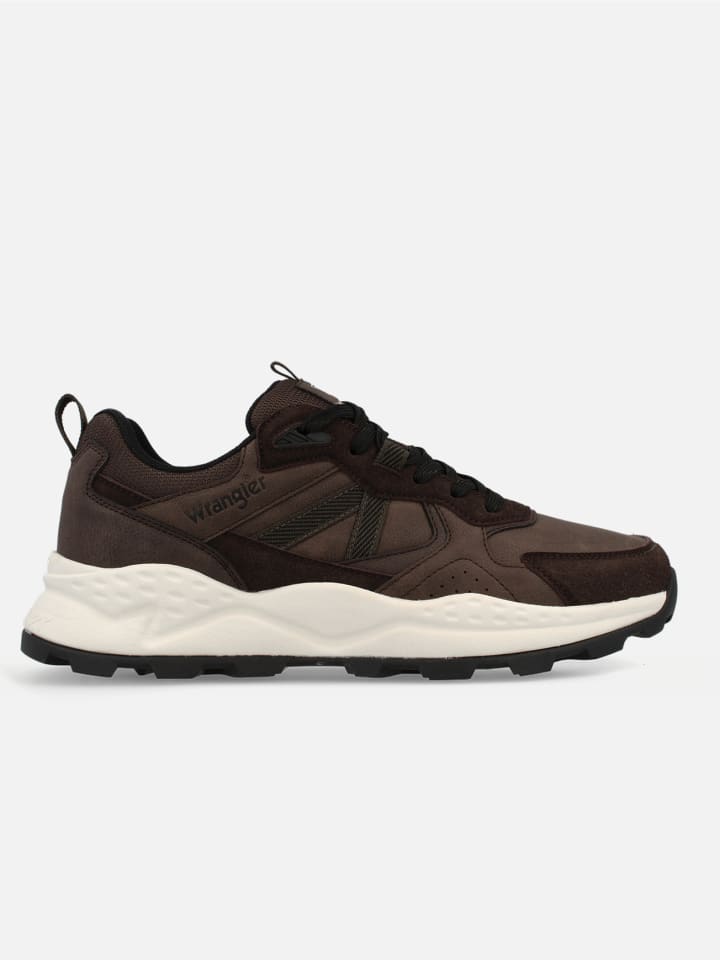 Sneakersy "West" w kolorze brązowym