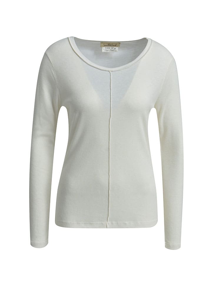 Longsleeve in Weiß