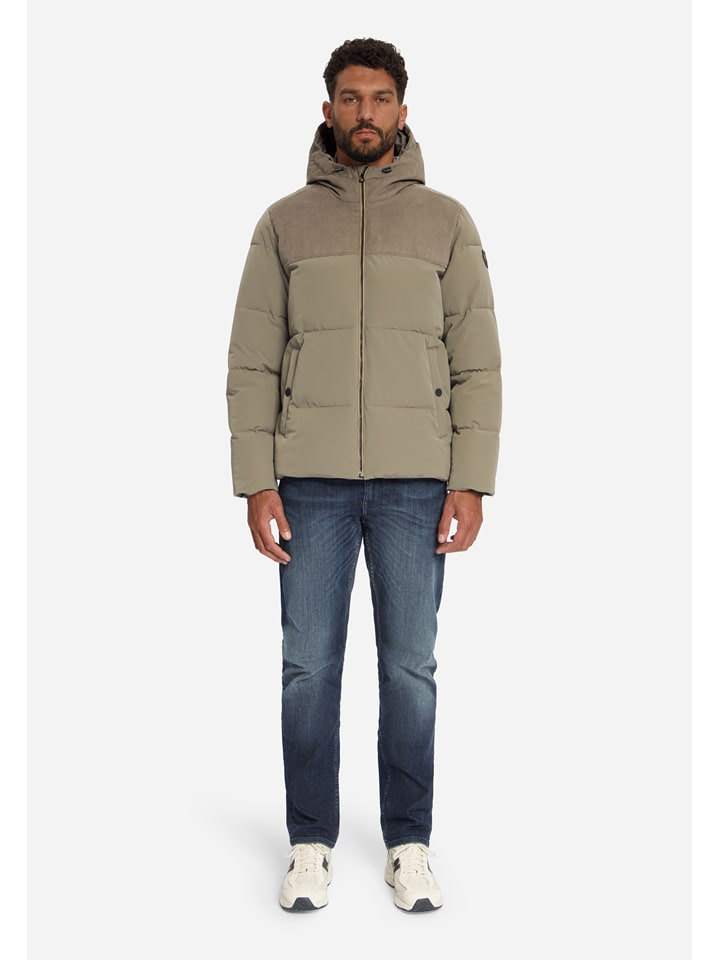 Winterjacke in Taupe