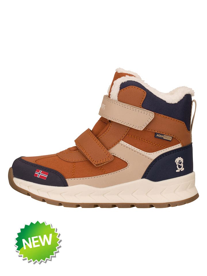 Winterboots "Trollheimen" in Hellbraun/ Beige