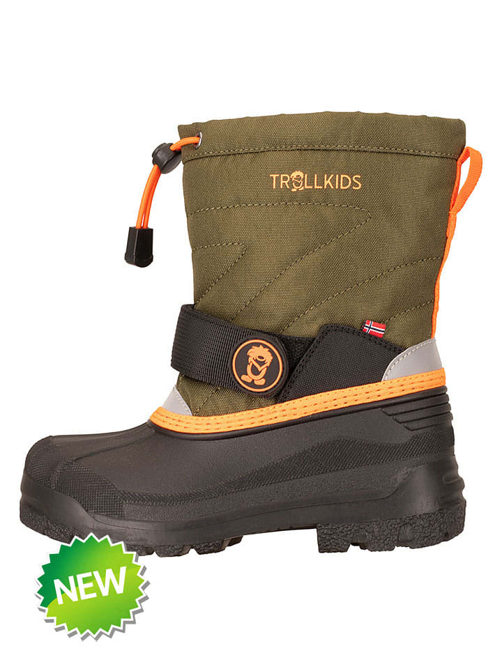 Botki zimowe "Telemark" w kolorze khaki