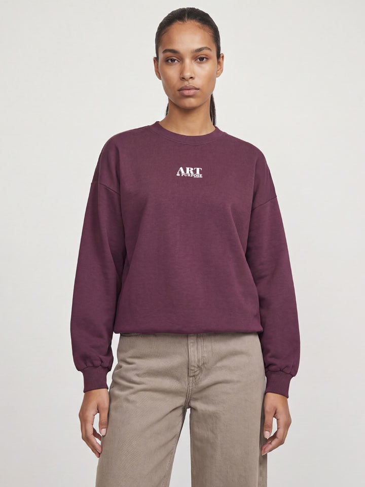 Sweatshirt in Lila