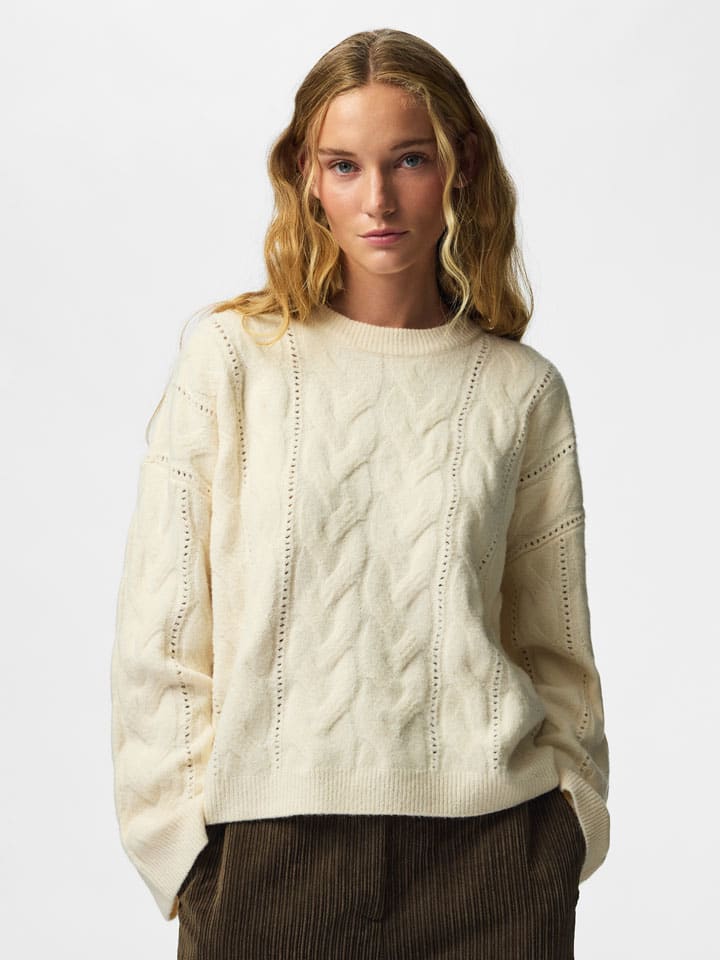 Pullover in Creme