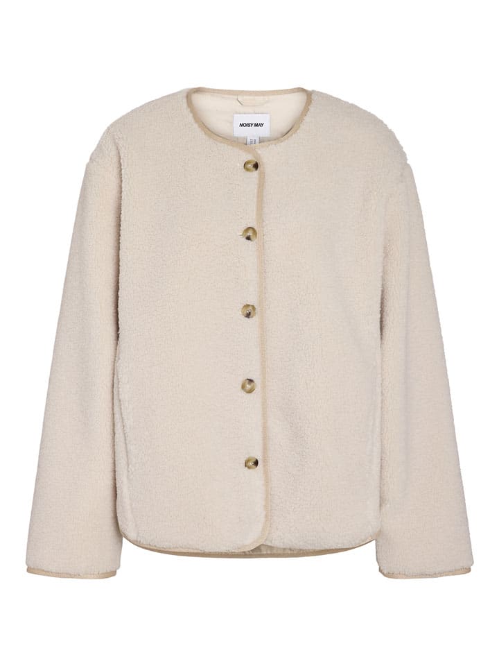 Teddyjacke in Creme