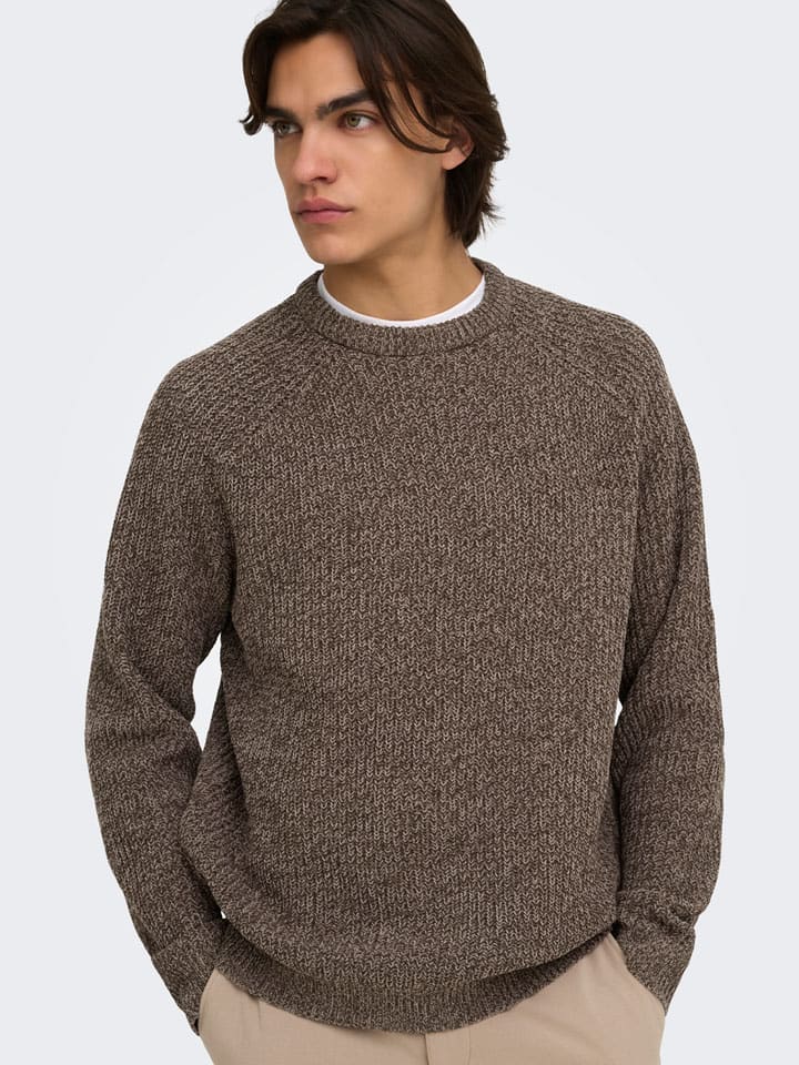 Pullover "Join" in Braun